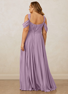 Christian Siriano Bridal for Azazie 1013 Bridesmaid Dresses Wisteria A-Line Off the Shoulder Chiffon Dress image12