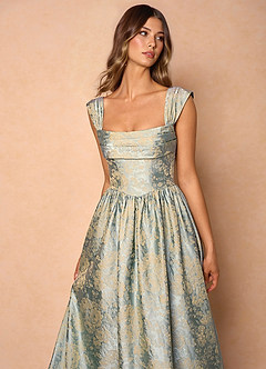 Runa Vintage Blue Maxi Dress image5
