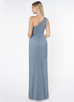 Azazie Jhene Schlussverkauf Etui One-Shoulder Gittergewebe Kleid Vintage Mauve image4