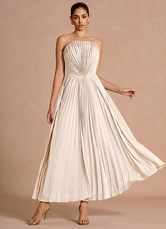 Eurydice Maxi Klänning Grädde image3