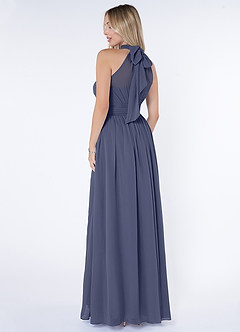 Azazie Iman Bridesmaid Dresses Stormy A-Line A-Line Ruched Chiffon Dress image9