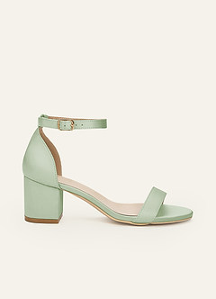 mint green dress sandals Mint Chiffon Rainier Caftan Gown main image 0
