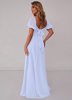 Barbie ♥ Azazie Bridesmaid Dresses Lavender A-Line Pleated Chiffon Dress image2