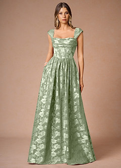 Vestido Verde Claro Maxi Hazel image3
