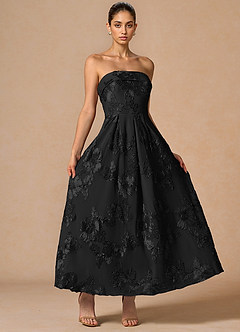 Evangeline 검은색 맥시 드레스 image1