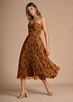 Lyanna Coco Multi Pleated Midi Dress image5