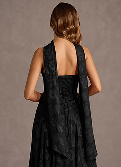 Gabriela Black Maxi Dress image7