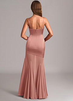 Azazie Uma Bridesmaid Dresses Rosette Mermaid Strapless Chiffon Convertible Dress image5