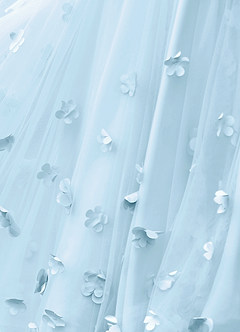 Calliope Sky Blue Flower Blossom Prom Dress image6