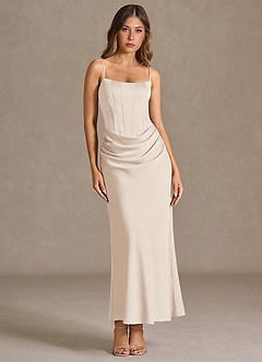 Vestido Crema Largo Katelyn image5