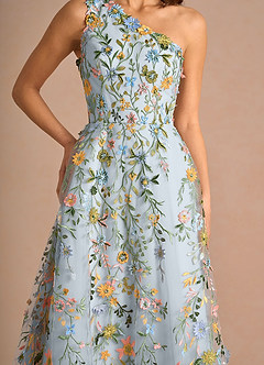 Maribel Sky Blue Maxi Dress image7