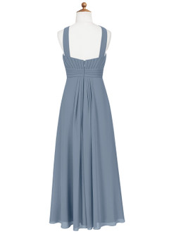 Azazie Anthea Junior Twilight Pleated Chiffon Dress image7