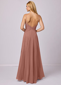 Barbie ♥ Azazie Bridesmaid Dresses Cedar Rose A-Line Chiffon Dress image2