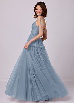 Barbie ♥ Azazie Final Sale Blue Jay A-Line Tulle Dress image4