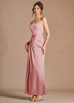 Vestido Rosa Empolvado Maxi Selene image5