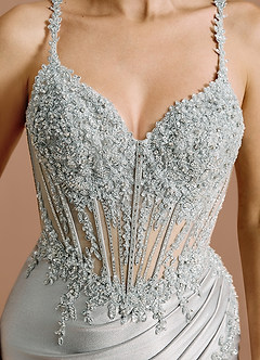 Zafrina  Silver Maxi Dress image5