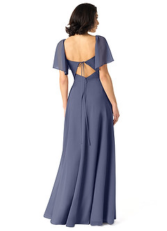 Azazie Chloe Bridesmaid Dresses Stormy A-Line Sweetheart Neckline Chiffon Dress image2