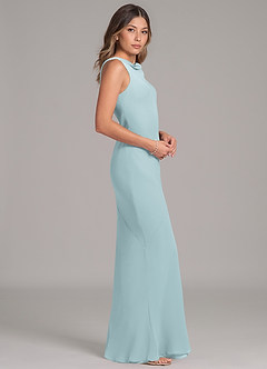 Azazie Allettie Bridesmaid Dresses Mist Mermaid Chiffon Dress image7