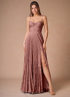 Vestido Rosa Claro Largo Cannelle image4