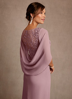 Azazie Forums Suknie dla Matki Panny Młodej Linia A Koronka Sznurówka Długość herbaty Sukienka image5