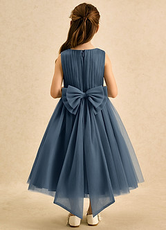 Azazie Pika Flower Girl Klänningar Klä A-Line i Tyll Plisserad image2