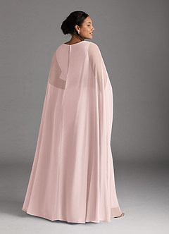 Azazie Isa Abiti per la Madre della Sposa Abito A-Line in Chiffon Plissettato con Scollo a V Rosa Rossore image8