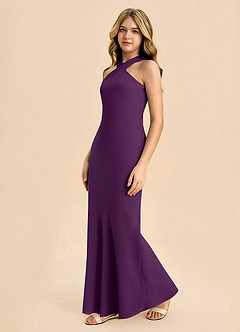 Azazie Doretta Junior Klä av Tubklänning i Chiffong Plisserad image4