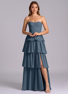 Azazie Faye Bridesmaid Dresses Neptune A-Line Sweetheart Neckline Chiffon Dress image6