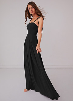 Barbie ♥ Azazie Bridesmaid Dresses Box Pleated Chiffon A-Line Dress image5