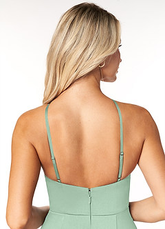 Azazie Stacey Stretch Satin Dress Final Sale  image7