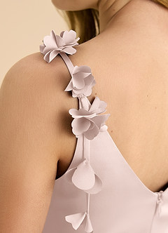 Azazie Gumdrop Junior Klä av Imperium i Stretch Satin Plisserad image8