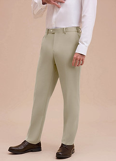 front Ethan Burgundy Refined Weave Performance Dress Pants