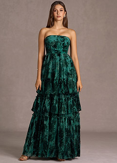 Rosavia Teal Maxi Dress image1