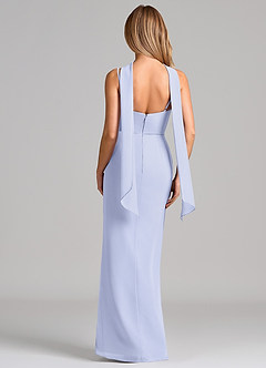 Azazie Calandra Suknie dla druhen Osłona Pofałdowany Szyfon Do ziemi Sukienka image2