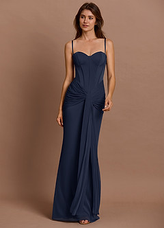 Robe Longue Marine Kalliope  image3
