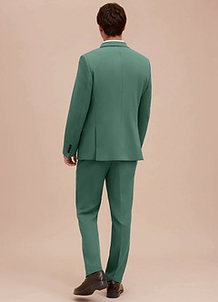 front Ethan Eucalyptus Refined Weave Suit Jacket