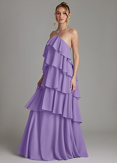 Azazie Deena Bridesmaid Dresses Tahiti A-Line Ruched Chiffon Dress image5
