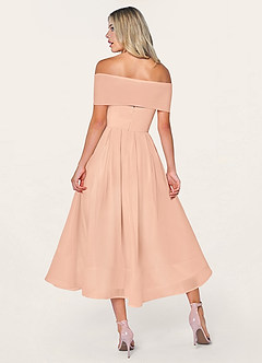 Dear To My Heart Blushing Pink Off-The-Shoulder Midi Dress image2