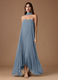 Maxi jurk Nahla Poederblauw image4