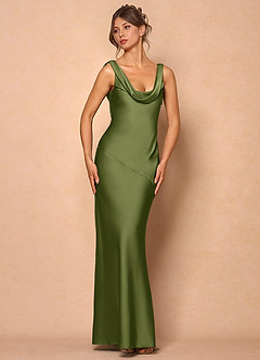 Vestido Oliva Largo Rylina image10