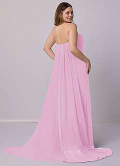 Barbie ♥ Azazie Bridesmaid Dresses Mermaid Strapless Chiffon Court Train Dress image12