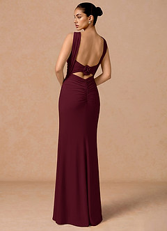 Zora Merlot Maxi Dress image2