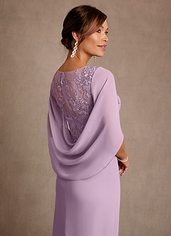 Azazie Santa Clara Mother of the Bride Dresses Wisteria A-Line Lace Dress image6