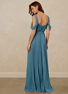 Christian Siriano Bridal for Azazie 1013 Bridesmaid Dresses Bermuda A-Line Off the Shoulder Chiffon Dress image4