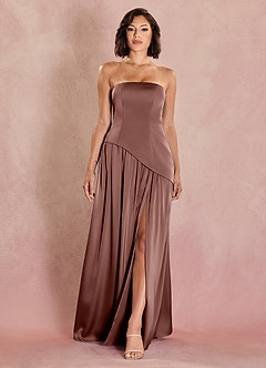 Vestido Moca Coco Largo Kendra image5