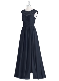 Azazie Arden Final Sale Tahiti A-Line with Pockets Chiffon Dress image8