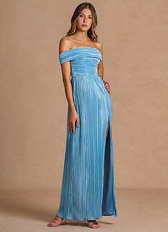 Isolde Dusty Blue Maxi Dress image3