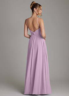Azazie Elita Bridesmaid Dresses Wisteria A-Line Pleated Chiffon Dress image7