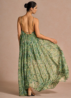 Jubilee Green Floral Maxi Dress image2