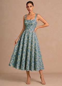 Kleid Azaria Blauer See image4